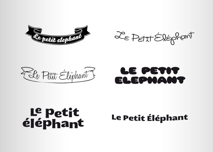 Desarrollo De Logo Le Petit Elephant 2