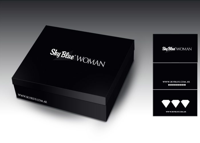 Packaging Woman Sky Blue